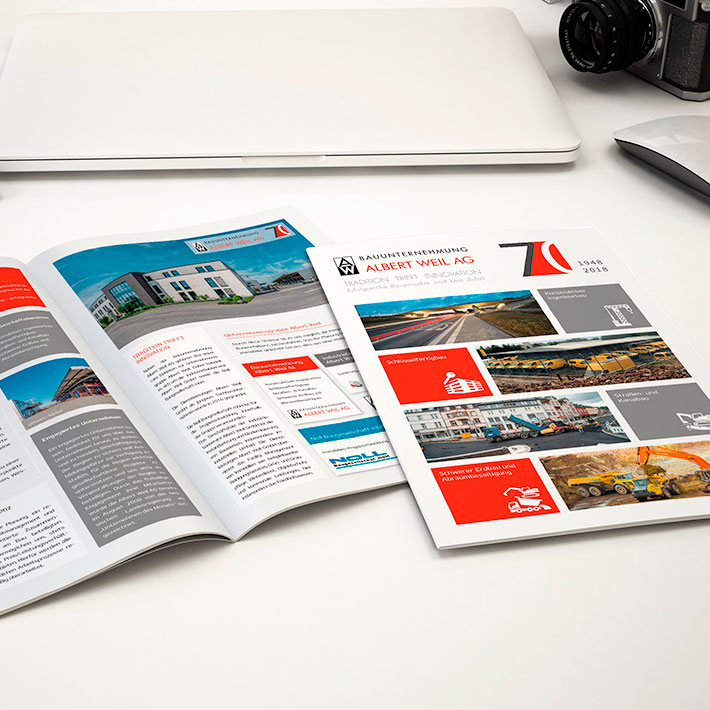 brochure design and production